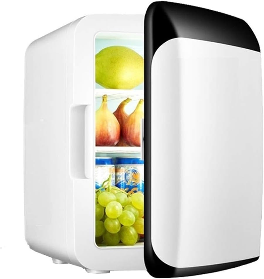 10L Mini Fridge, Portable Freezer, Large Capacity Compact Cooler and Warmer, Single Door Mini Fridge Freezer for Cars, Road Trips, Homes, Office