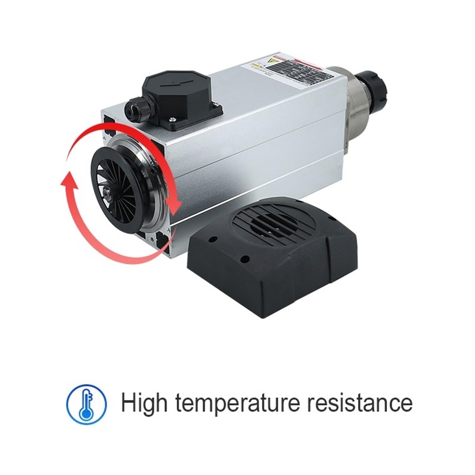 Silnik Wrzeciona 6KW ER32 18000 Obr./min Łożysko Ceramiczne Chłodzony Powietrzem Z Falownikiem VFD O Mocy 7,5 KW Do Routera CNC Wysoce Zoptymalizowany(380v)