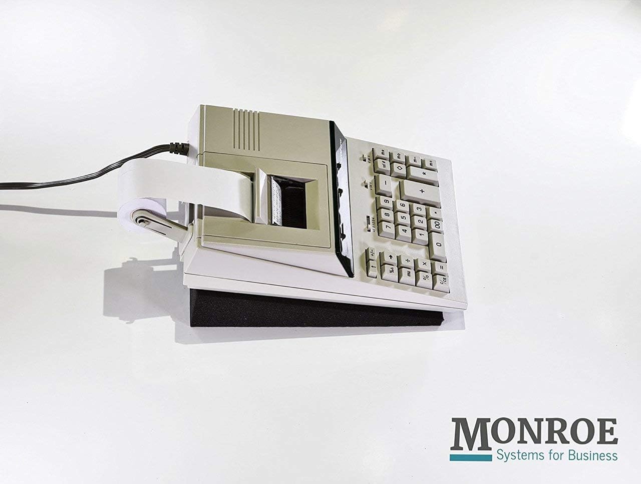 Monroe 122PDX Medium-Duty 12-Digit Print/Display Calculator with The Fastest Printing Speed