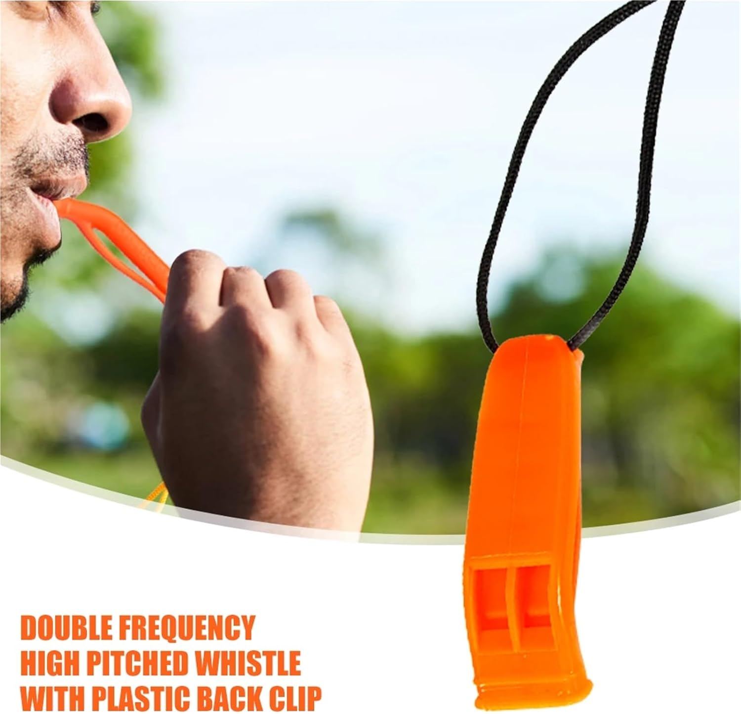 Safety Whistle 10pc Outdoor Survival Whistle Multifunction Camping Hiking Emergency Football Basketball
