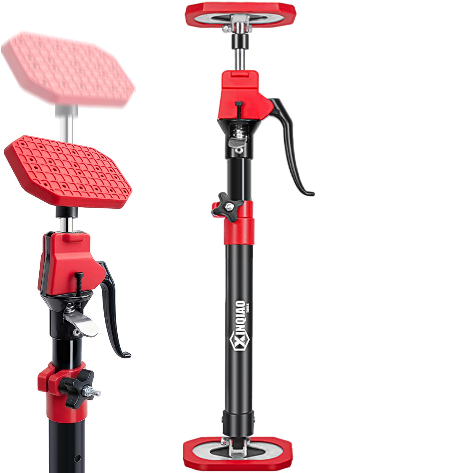 XINQIAO Third Hand Tool 3rd Hand Support System, Premium Steel Support Rod with 154 LB Capacity for Cabinet Jack, Drywall Jack& Cargo Bars, 1.5 Ft- 2.5 Ft Long, 1 PC