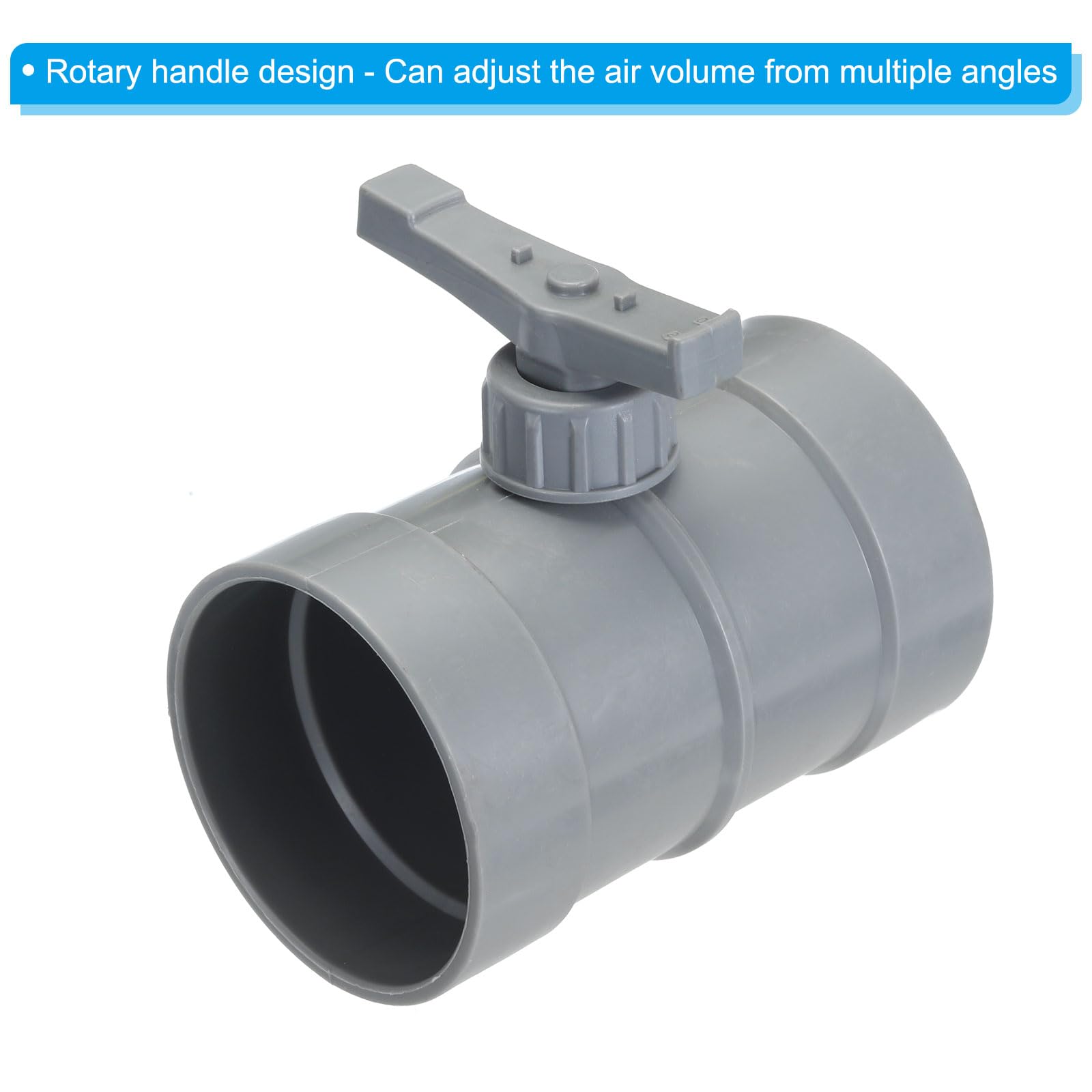 PATIKIL 3" HVAC Duct Manual Volume Damper - Image 3