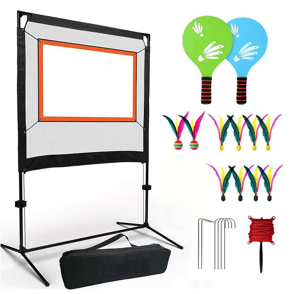 Versatile Play System, Family Entertainment Set, Badminton Game, Indoor/Outdoor Fun Tennis, Gatherings, Picnics, and Backyard Events