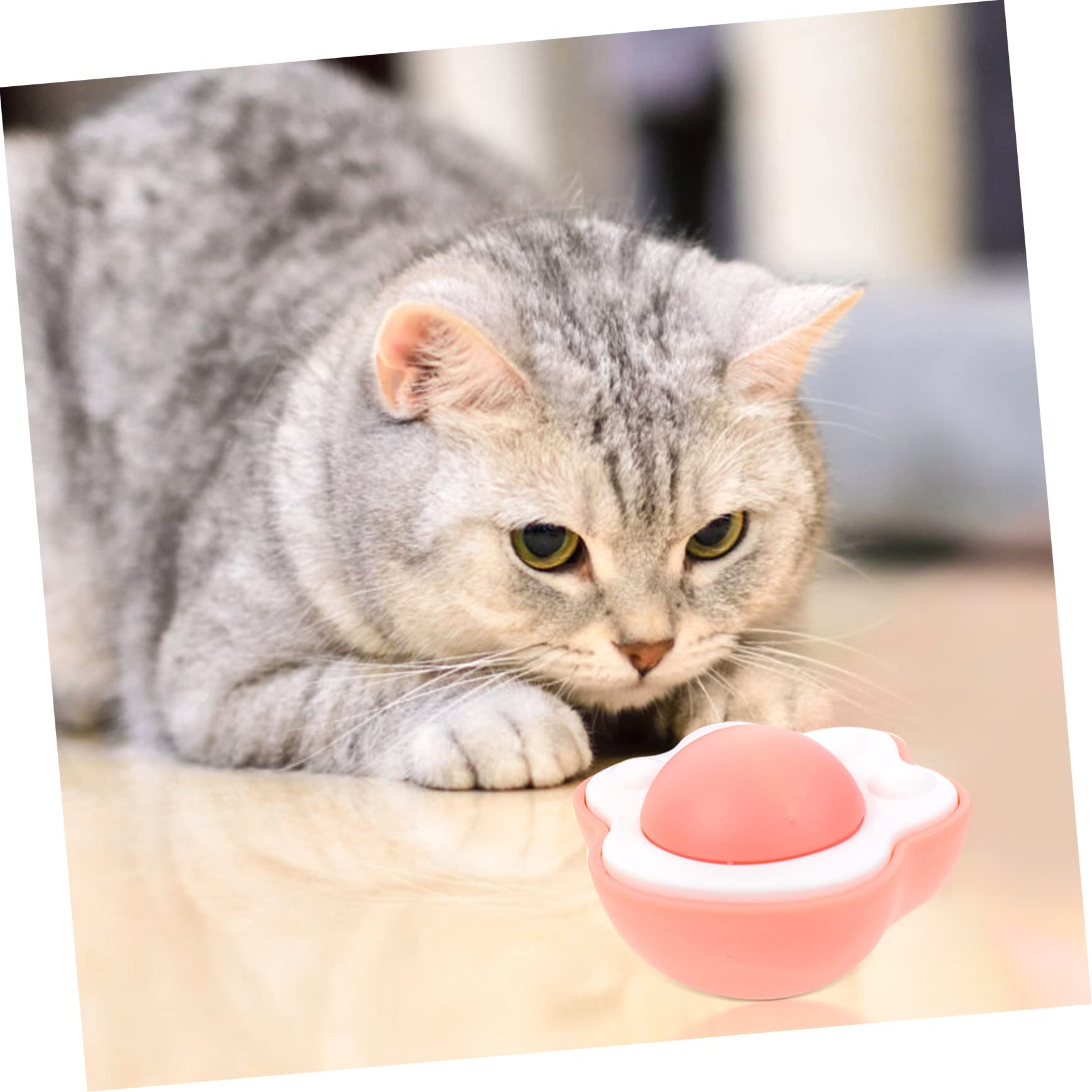 SUPVOX 12pièces Balles à Herbe à Chat Interactives avec Catnip Jouet Édible pour Chat Intérieur pour Santé