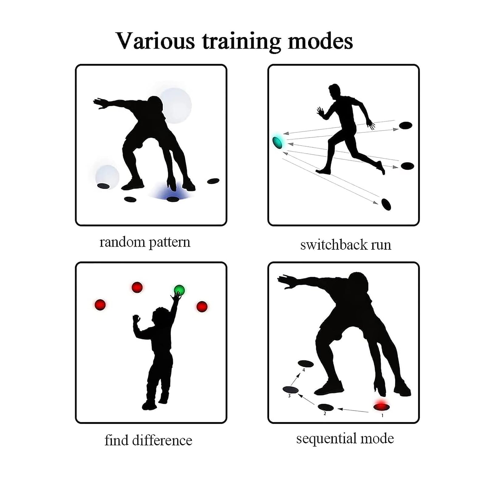 Equipo de entrenamiento de agilidad para velocidad y fitness, ideal para ejercicios de baloncesto y fútbol infantil