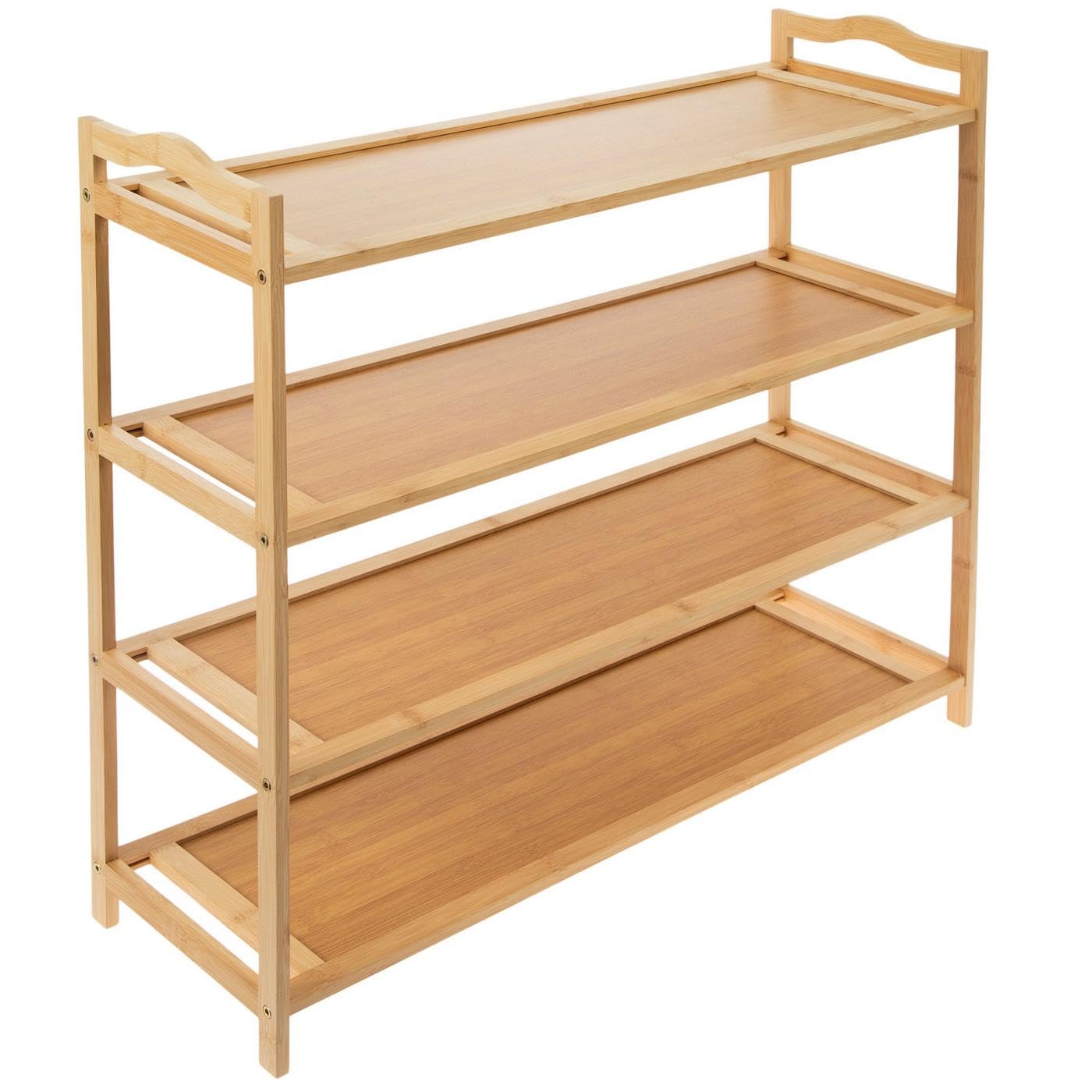 Amazon.com: Hobby Lobby 4-Tier Bamboo Shoe Storage Rack, Natural