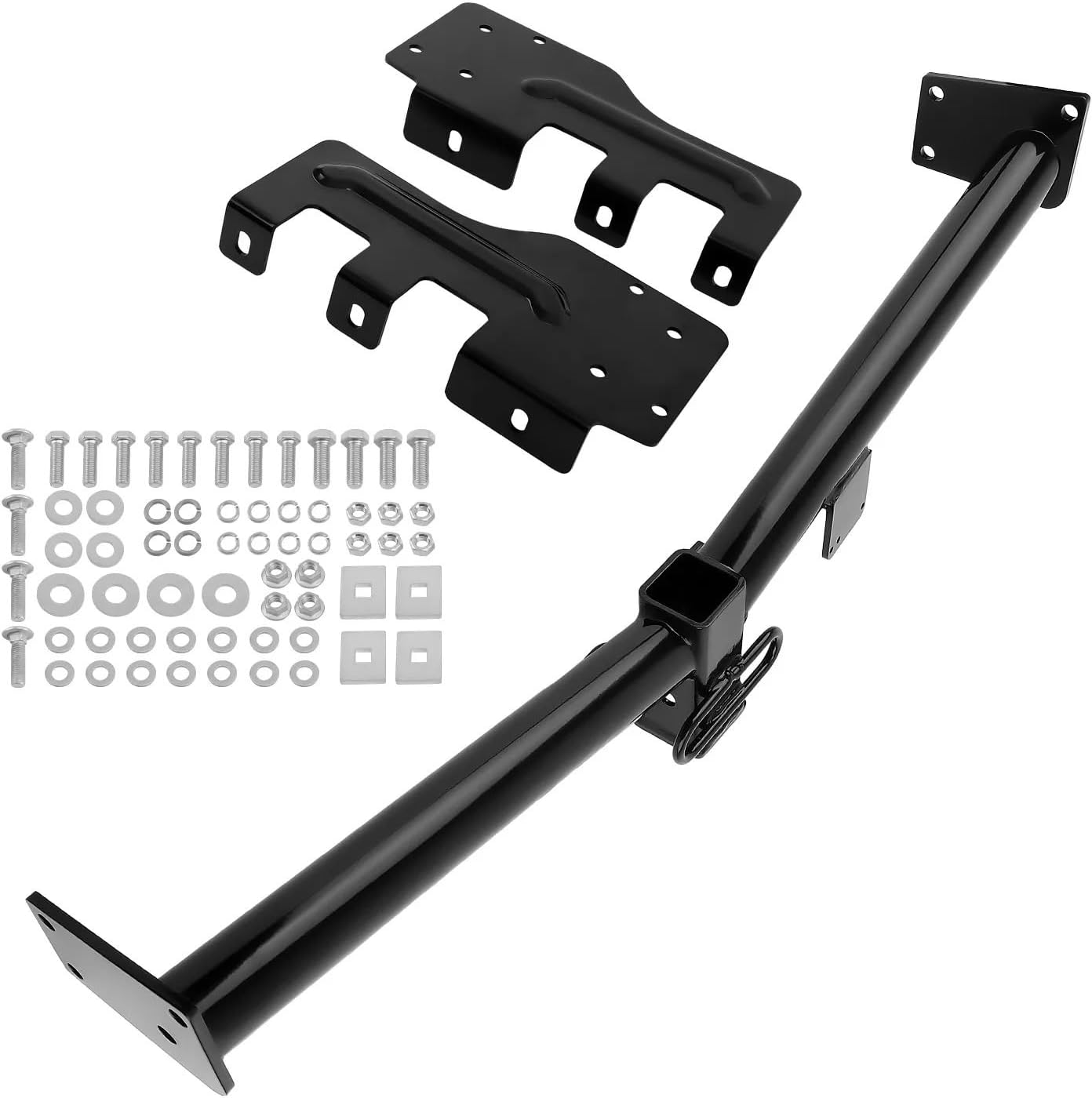 Trailer Hitch Receiver Rear Bumper Compatible with Chevy Silverado GMC Sierra 1500 1999-2013 Class III