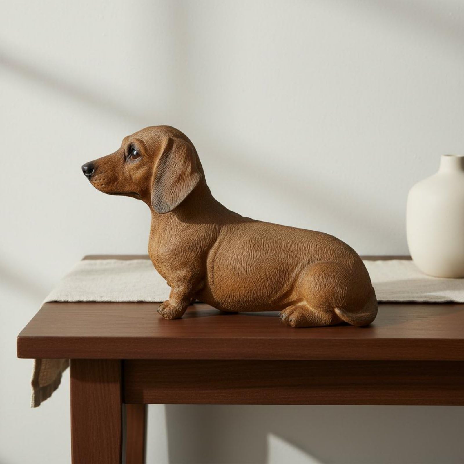 ダックスフンド 置物 犬 フィギュア インテリア Amazon.co.jp: KQFCAZRE ダックスフンド置物 樹脂製 ダックスフンド像