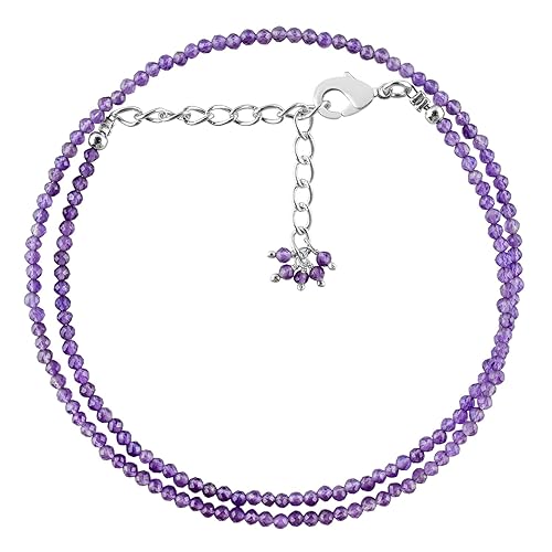 Miniatura 40 de Natural Grey Moonstone Gemstone Micro Round Beads Dainty Choker Necklace Jewelry for Women Healing Chakra Crystals June Birthstone Gift for Her