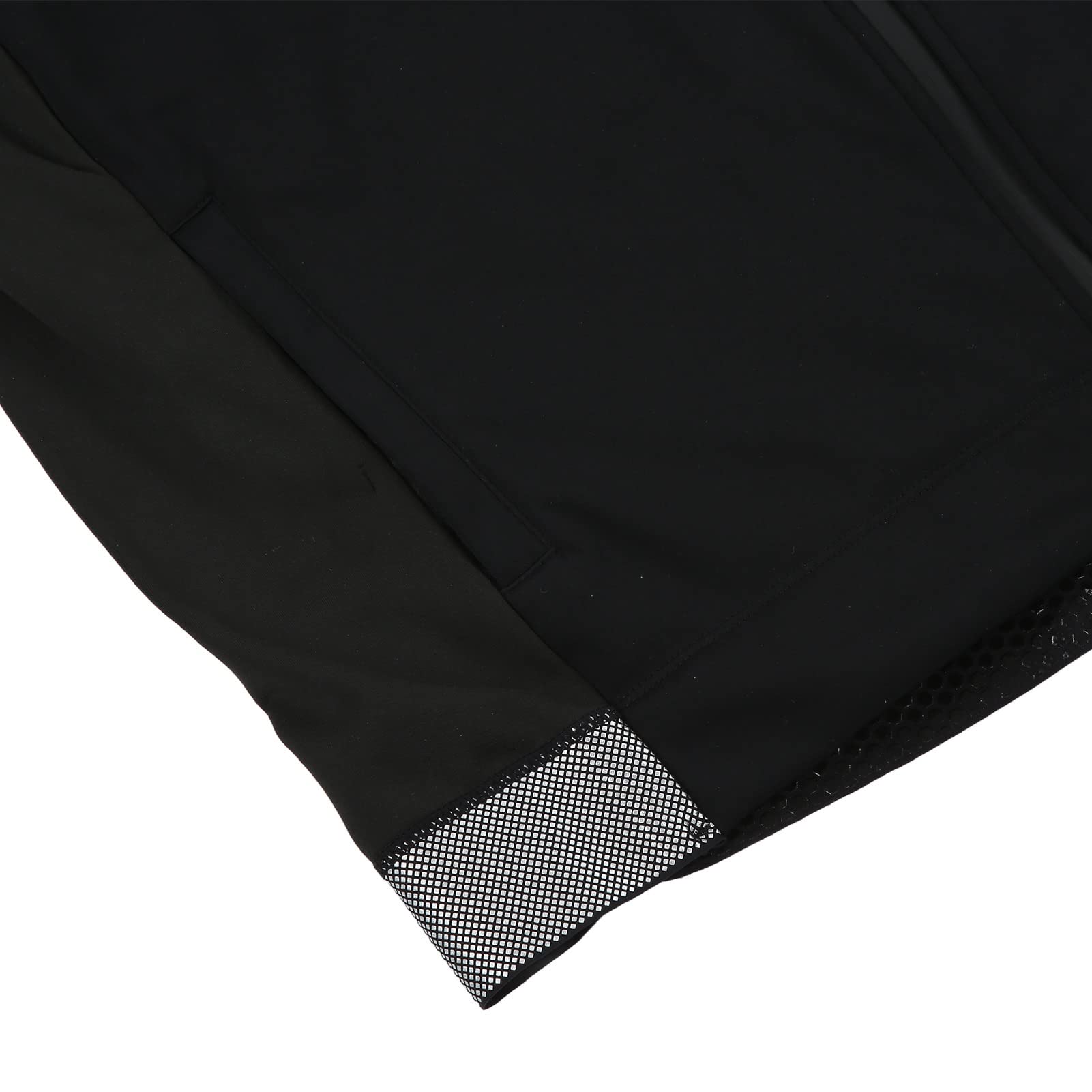 Chaqueta de Ciclismo Impermeable Reflectante a Prueba de Viento Cómoda Manga Larga para Deportes Al Aire Negro 1 X Ropa de Ciclismo