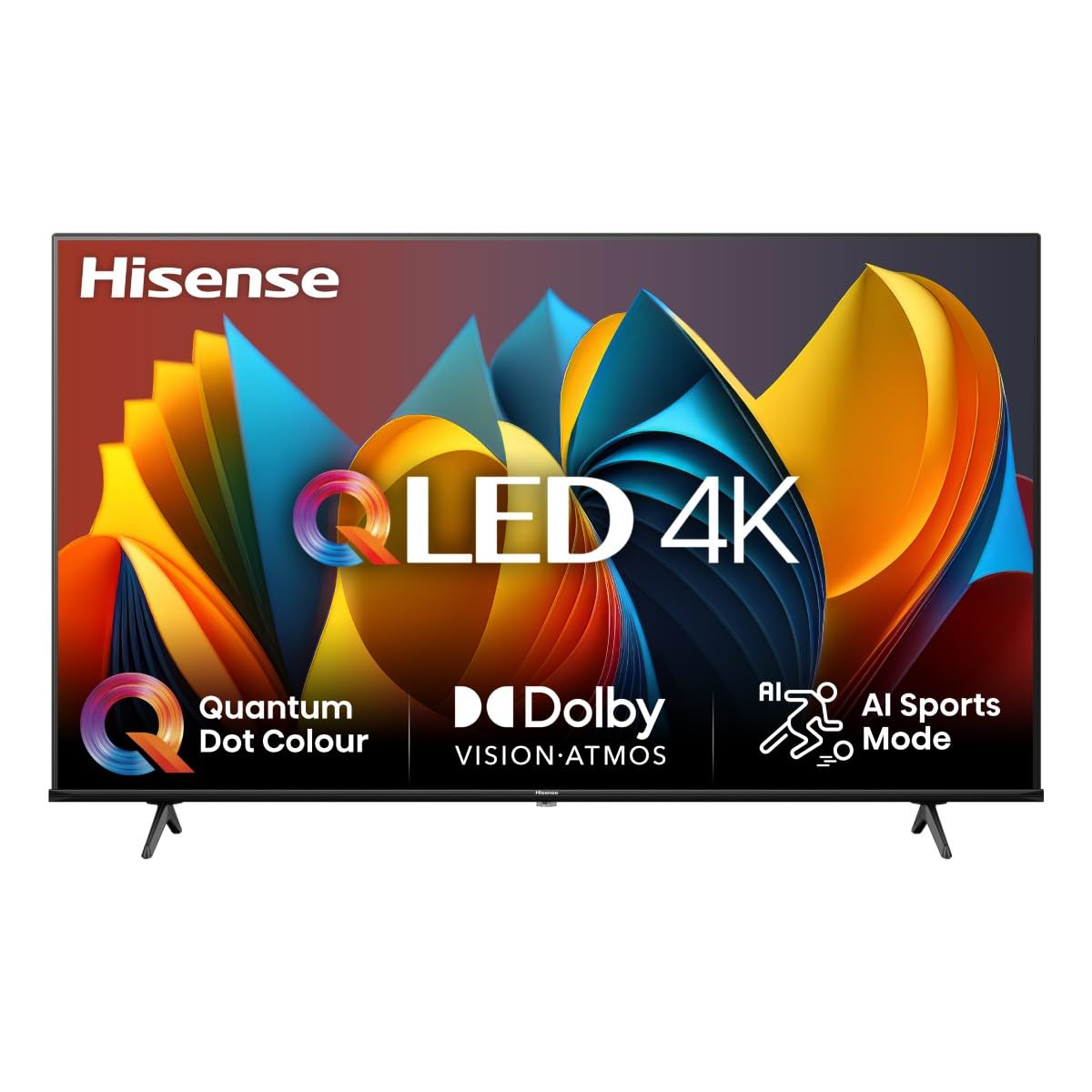 Hisense 75E7NQ - Smart TV 75 Pollici (190,5 cm), DVB-T2, LED, HEVC/H.265, Nero