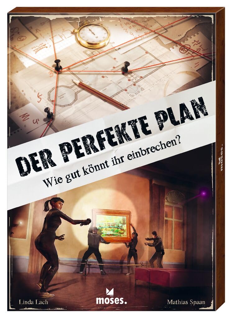 Moses. Der perfekte Plan - EIN kooperatives Escape Spiel, Exit Game für Meisterdiebe, Escape Room Spiel für 2-6 Spieler, Krimispiel ab 14 Jahre, White