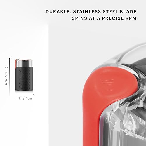 Miniatura 4 de Molinillo Bodum Molinillo de café con cuchillas eléctricas Bistro Negro