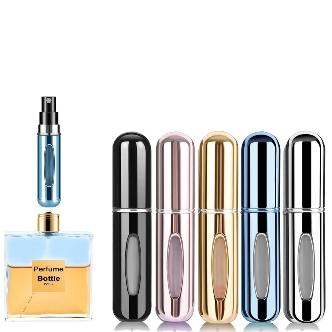 VARENYYA [ 1-pcs Refillable Perfume Atomizer Bottle, Portable Travel Mini Spray Bottles, Cologne Dispenser Perfume Bottles, Portable Empty Spray Bottle for Travel Multicolor