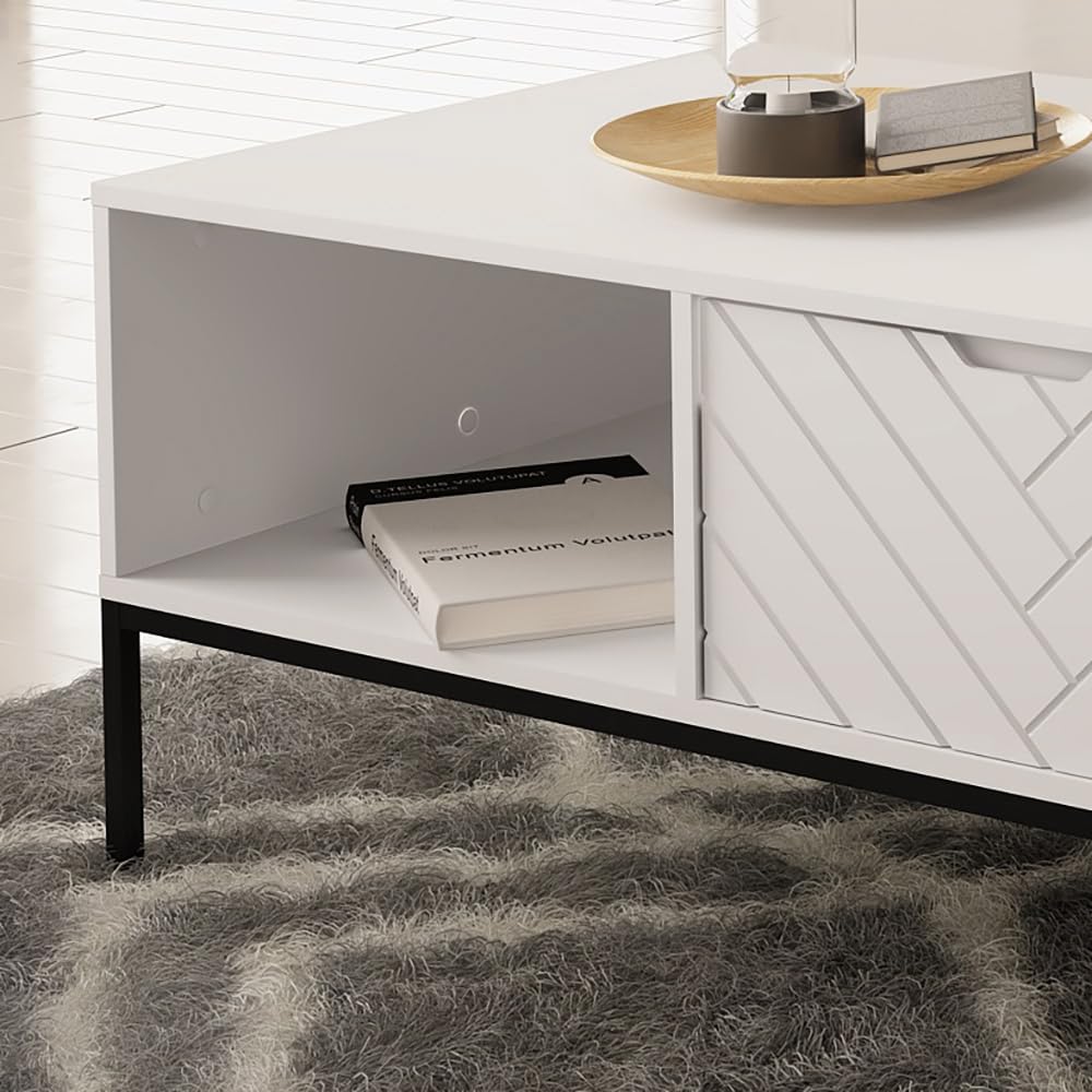 Lomadox Wohnzimmer Set 3-teilig Wohnzimmerschrank Wohnzimmermöbel Wohnzimmer Schränke modern in weiß matt mit gefrästen Fronten