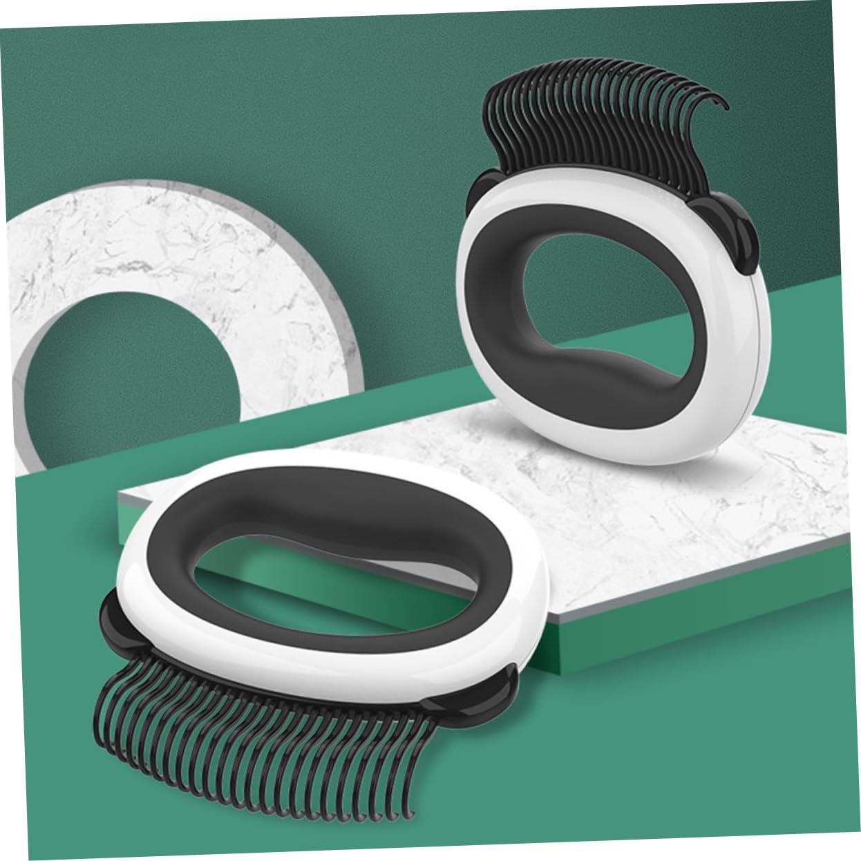 Kisangel 5piezas Peine Para Gatos y Perros Dientes Suaves Eliminador De Pelo y Deshechos Herramienta De Limpieza y Cuidado Para Mascotas Para Mantener Tu Hogar De Pelos