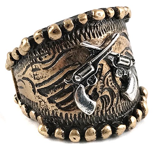 Western Collection 12 Gauge Shotgun Bullet Shell Rhinestone Ring