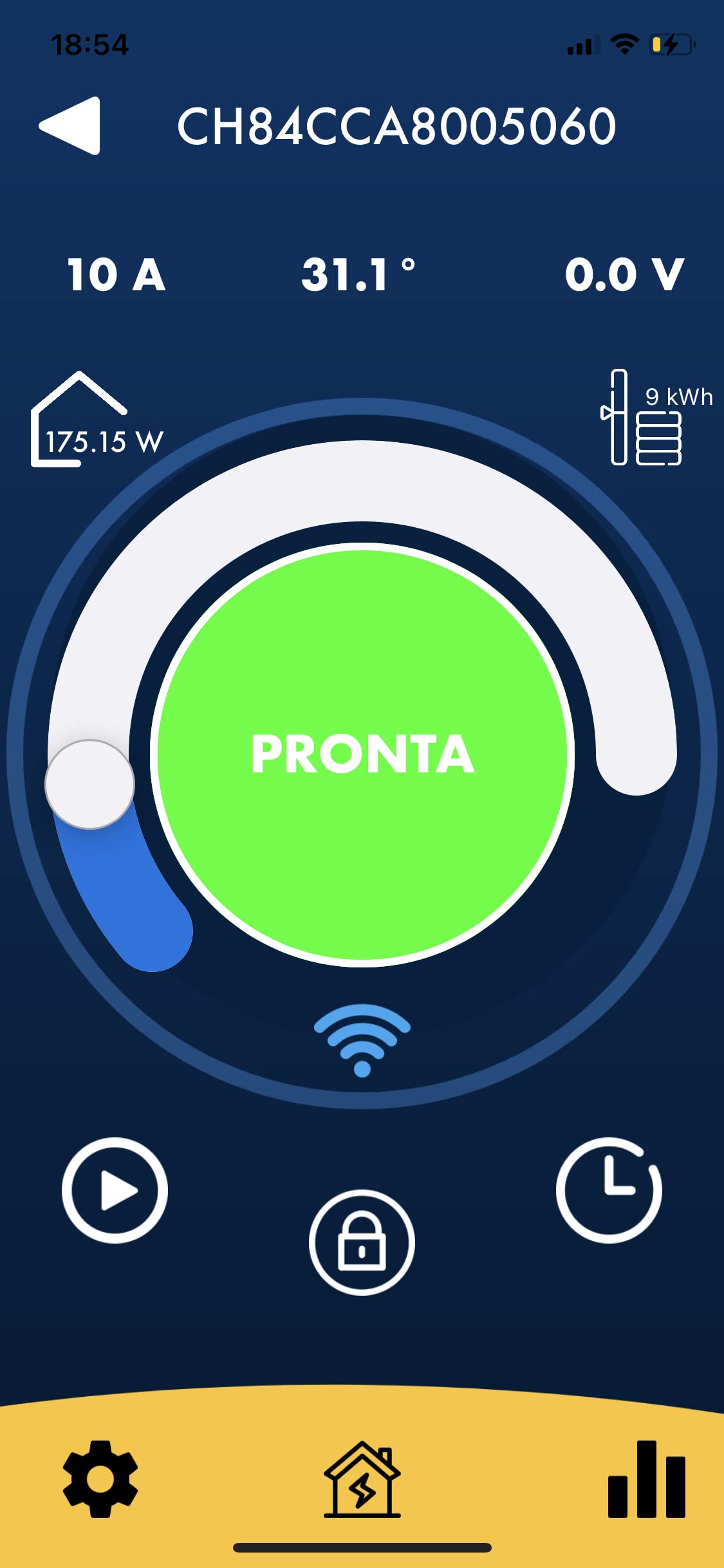 Wallbox Domus WB132HS,Tipo 2,7.4kW,5M,WiFi/BT,OLED 2.42,Bilanciamento Carico/Solare. App iOS/Android, schedulazione,Monitor consumi casa/Ricarica/Differenziale 6ma dc