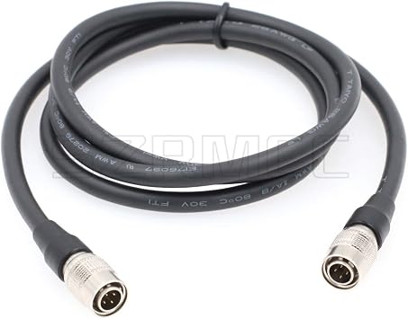 SZRMCC Hirose 4 Pin Male to Hirose 4 Pin Male Power Cable for Sony Arri Camera to Zaxcom Sound Devices Zoom F4 F8