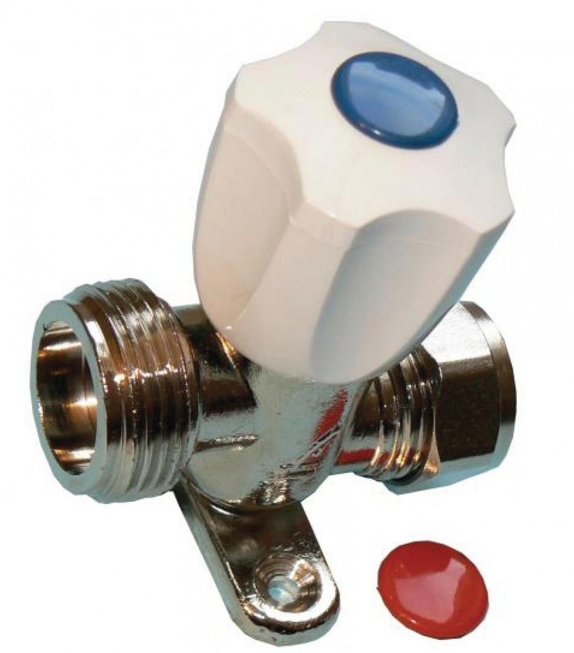 Primaflow Chrome Washing Machine Valve With Backplate