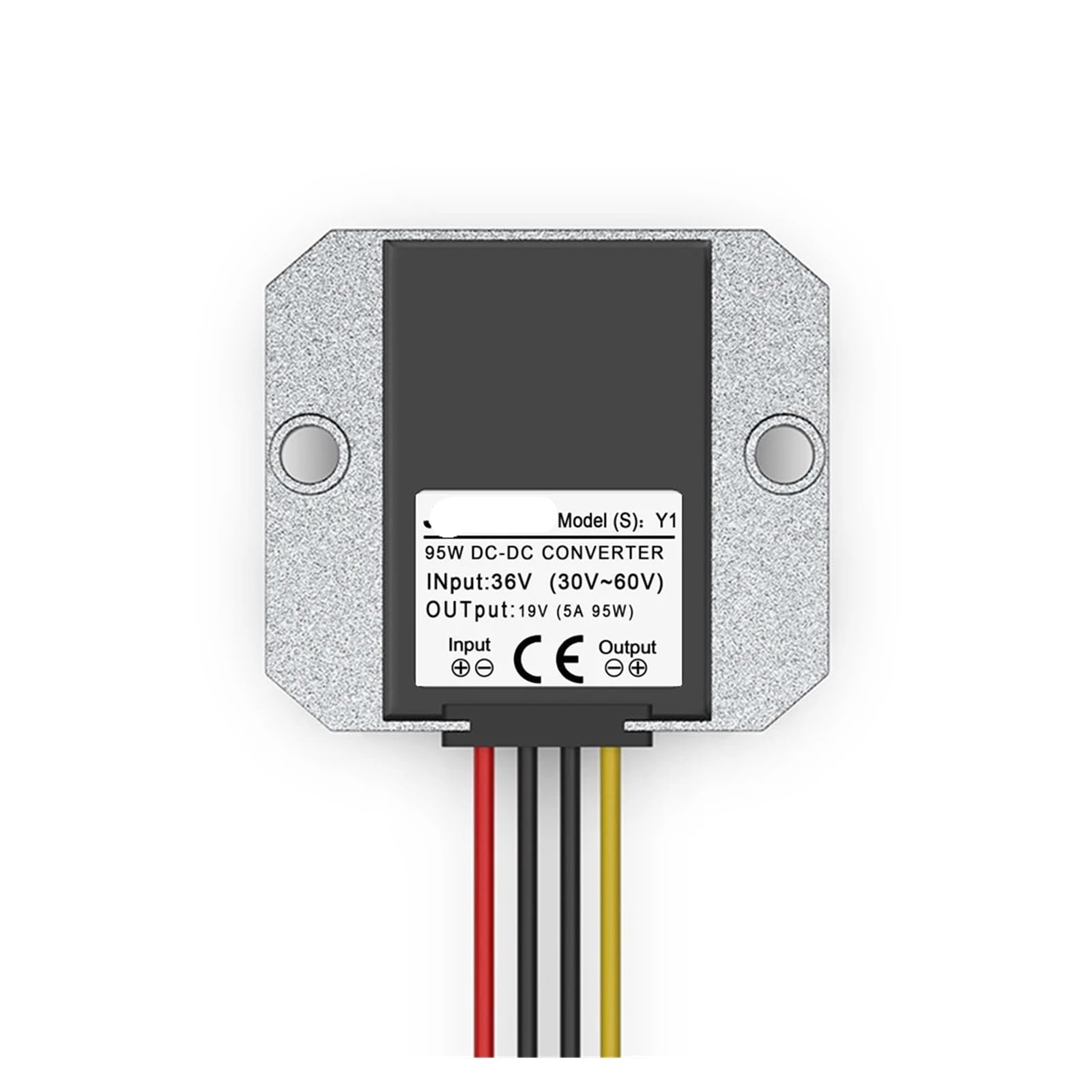 Przetwornica redukcyjna DC-DC 36 V na 19 V (wejście 30 V do 60 V, wyjście 8 A), konwerter zasilania stałego napięcia