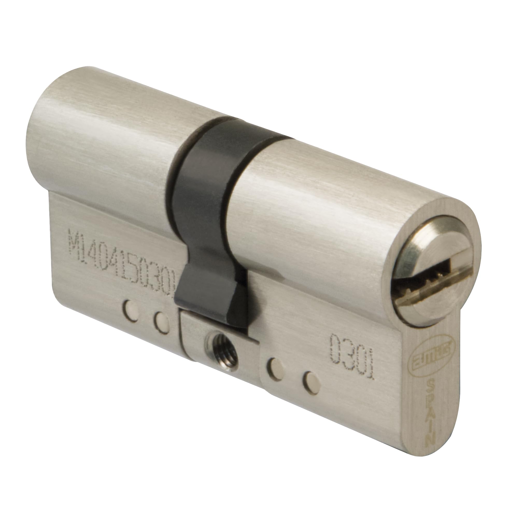 Amig - Cilindro Serratura 12382 | Sicurezza Anti-Picking e Anti-Bumping | Protezione Acciaio Inox | 5 Chiavi Incluse | Per Porte in Legno, Multicolore, Acciaio Inossidabile