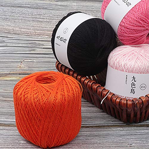 Cotton Yarn Lace Thread Diy Woven Cotton Fine Cotton Thread Crochet Yarn 8Th Crochet Yarn Knitting Wool Double Knit Wool Ball Pom Poms #TOP5