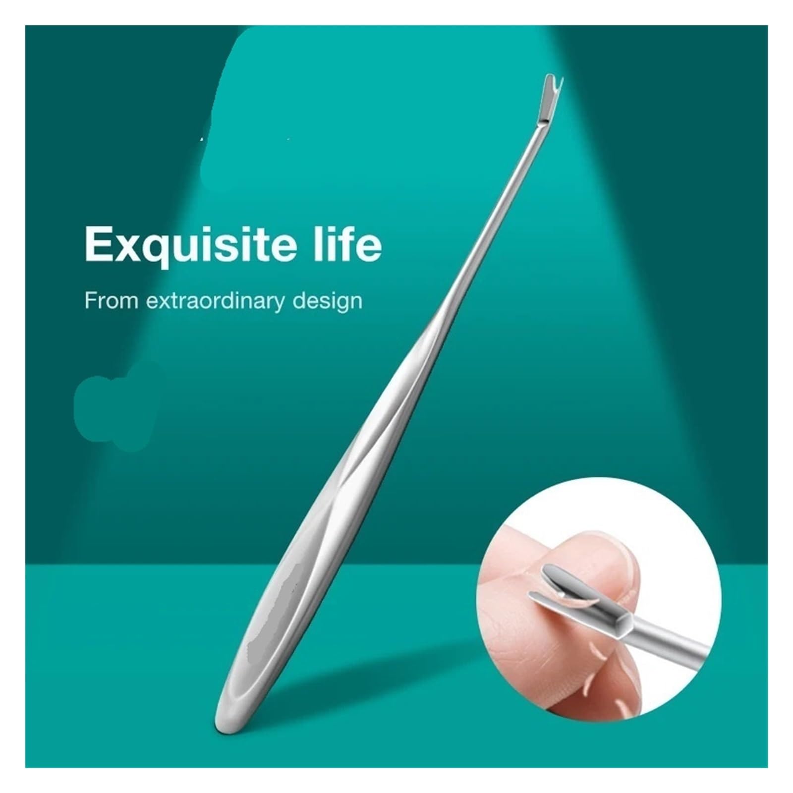 Spingi Cuticole Dispositivo for la rimozione della pelle morta Per Pelle Morta | Strumenti for manicure in acciaio inossidabile Lucido professionale