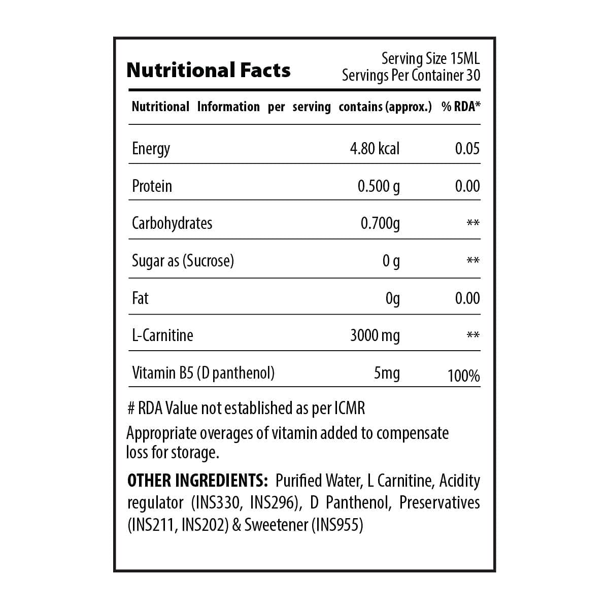 Buy Now Qnt L Carnitine 3000 Liquid | Blueberry Flavour | Rapid Abso...