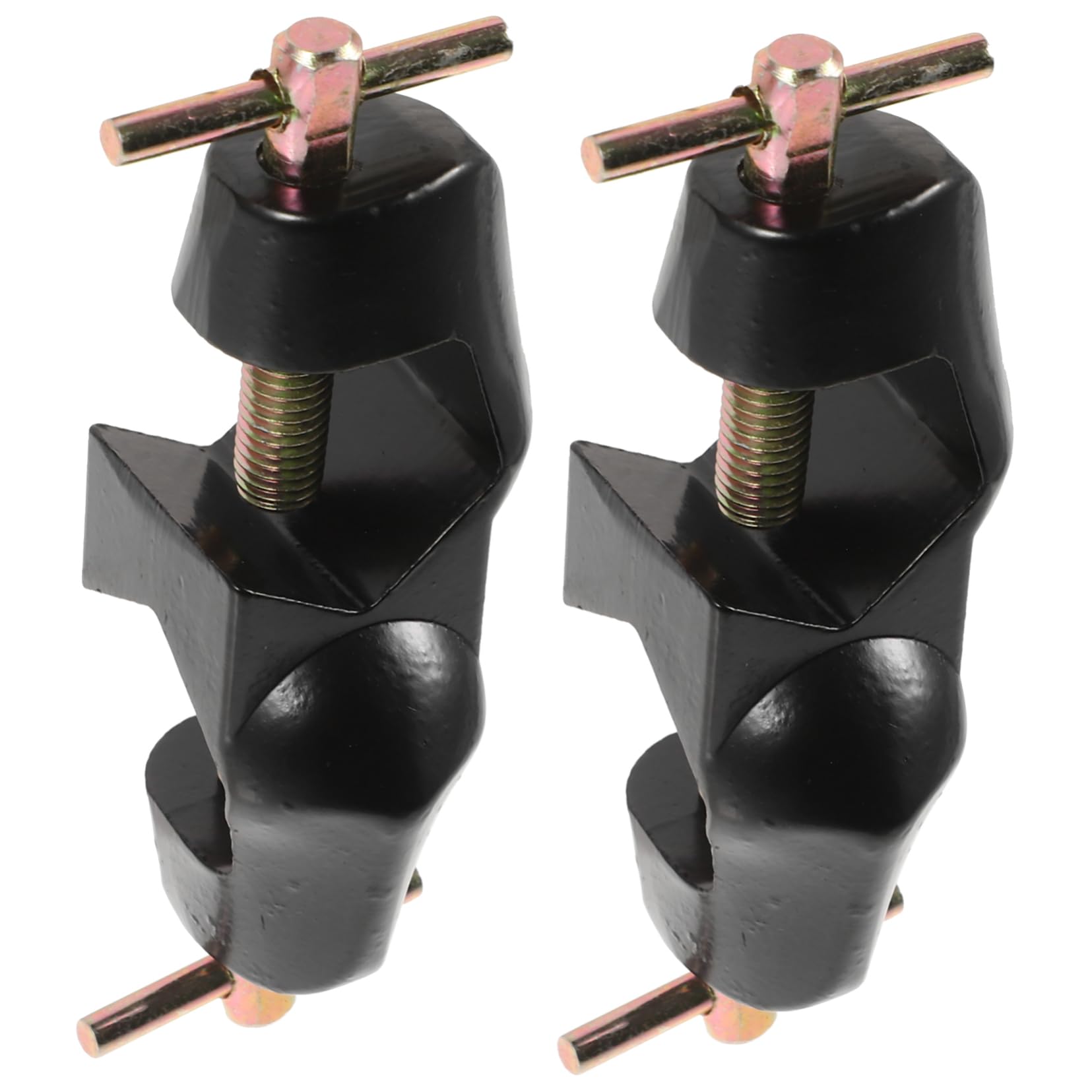ULTECHNOVO 3 Sätze Kreuzclip Tischklammern Fixed Clip Kreuzklemme Multifunktionswerkzeug Stabklemme Boss-kopf-clip-halter Laborständerhalter Klemmen Für Laborstative Bakelit 2 Stück * 3