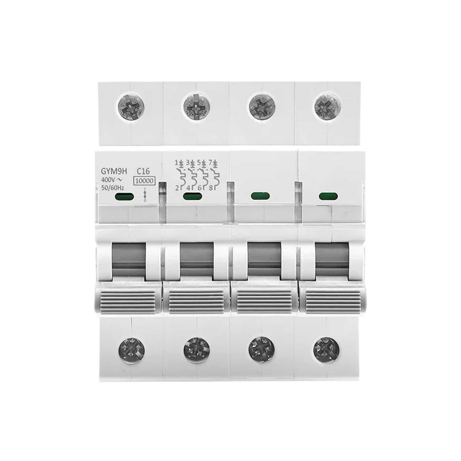 OSHZIKJII 10KA 4P 6A 10A 16A 20A 25A 32A 40A 50A 63A Breaker 220V(25A)
