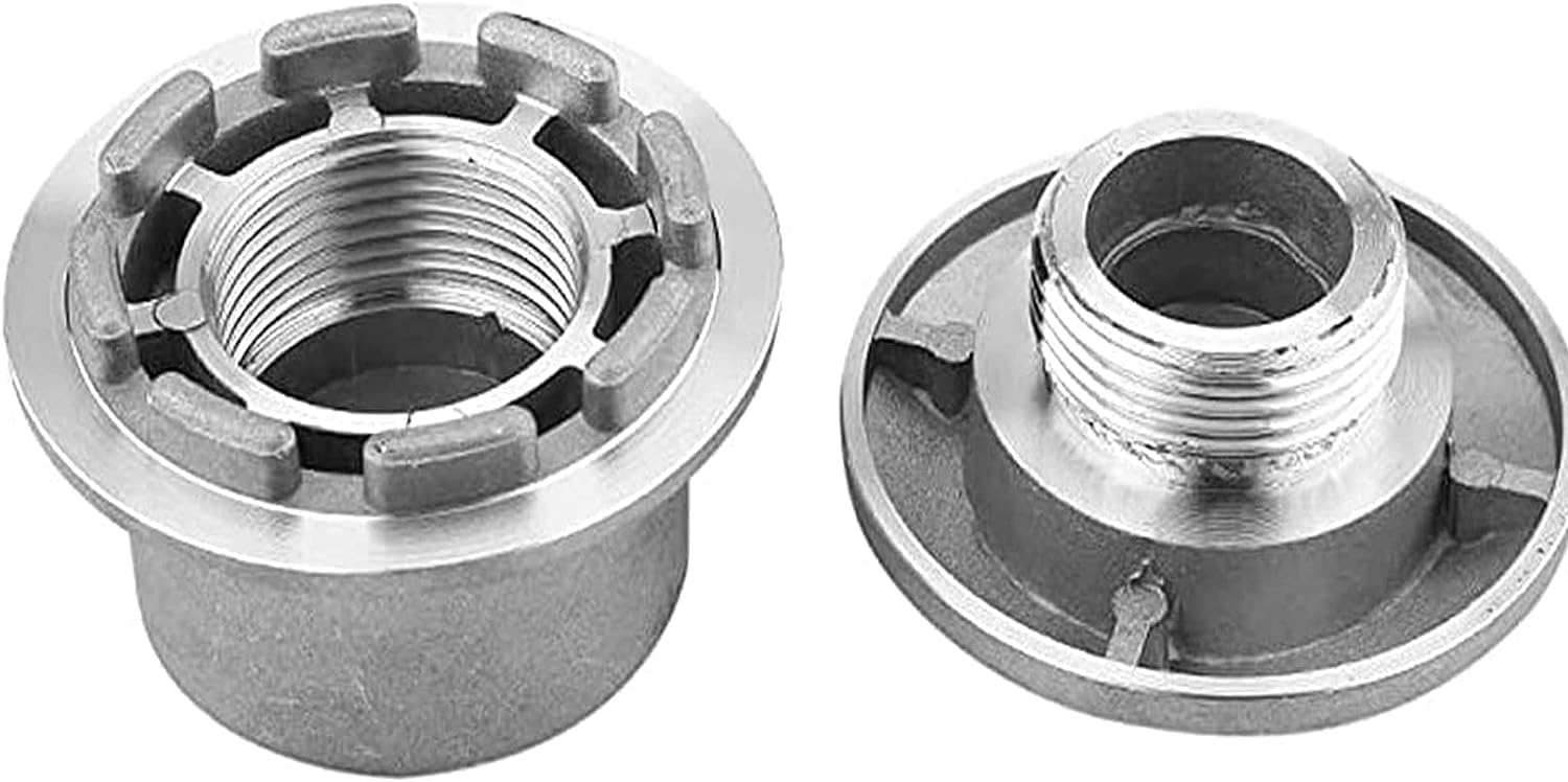 LATRAT 2 cabezales universales para desbrozadora, cabezal de desbrozadora, cabezal de desbrozadora resistente, cabezal de hilo para desbrozadora de gasolina
