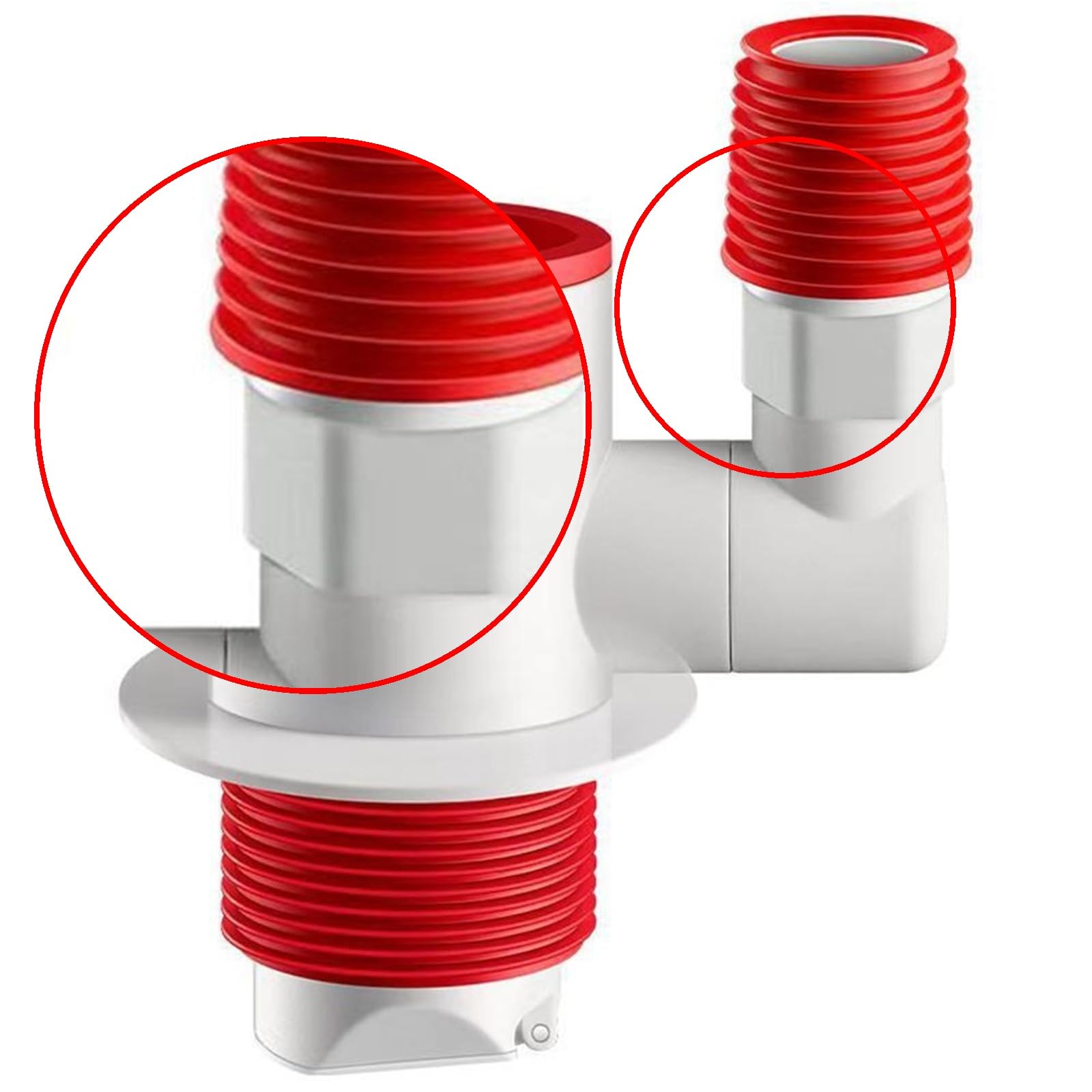 Boden Ablauf Gelenk Waschmaschine Doppelzweckrohr Entwässerungsstecker