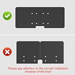 Large Under Desk Rotatable Computer Keyboard and Mouse Tray, Extra Sturdy Desk Swivel Clamp, Ergonomic Keyboard & Mouse Tray for Typing in Home, Office Work, 23 x 10 Inch