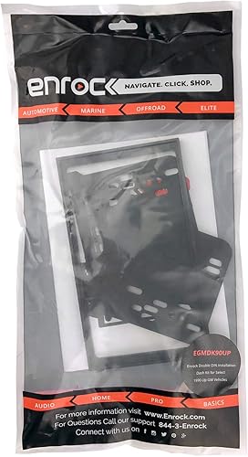 Miniatura 3 de Enrock EGMDK90UP Kit de tablero de instalación doble DIN para vehículos selectos 1994-2012 GM, Isuzu