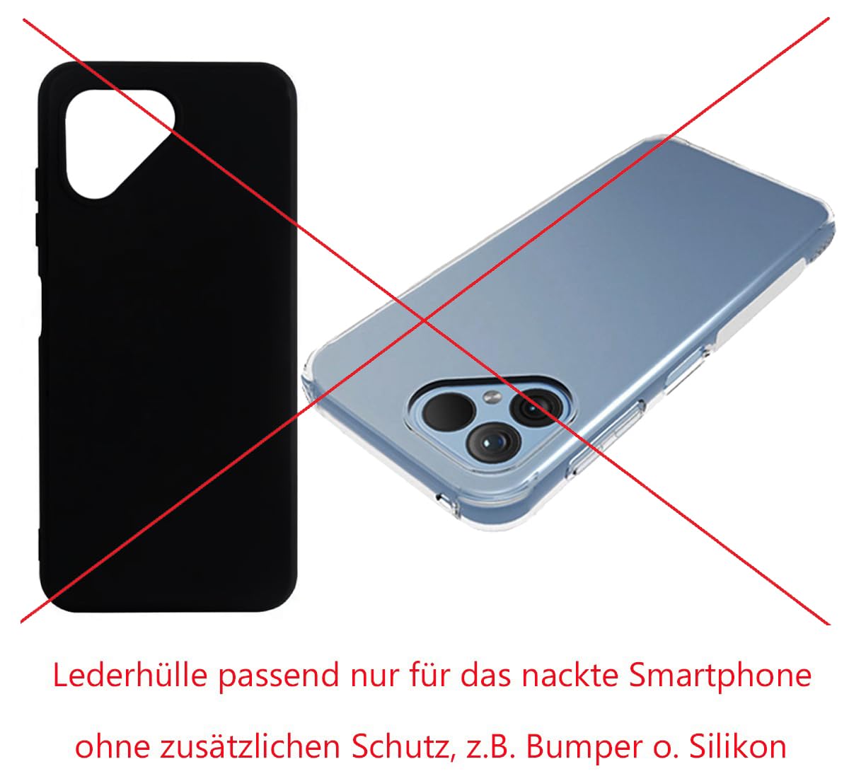 Suncase Slim Edition - Funda De Piel Con Pestaña Y Cierre Magnético, Color Negro