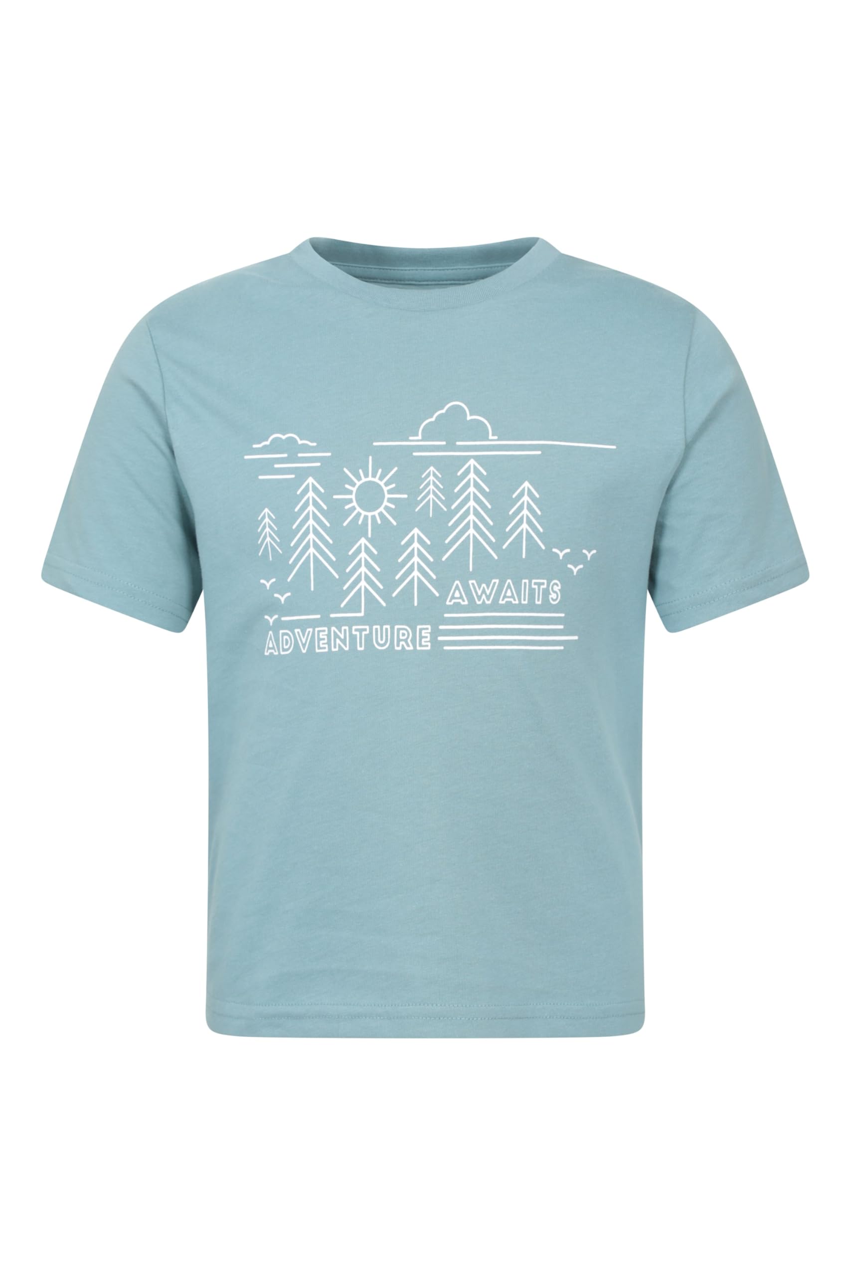 Adventure Awaits Kids Short Sleeve Tee - Blue