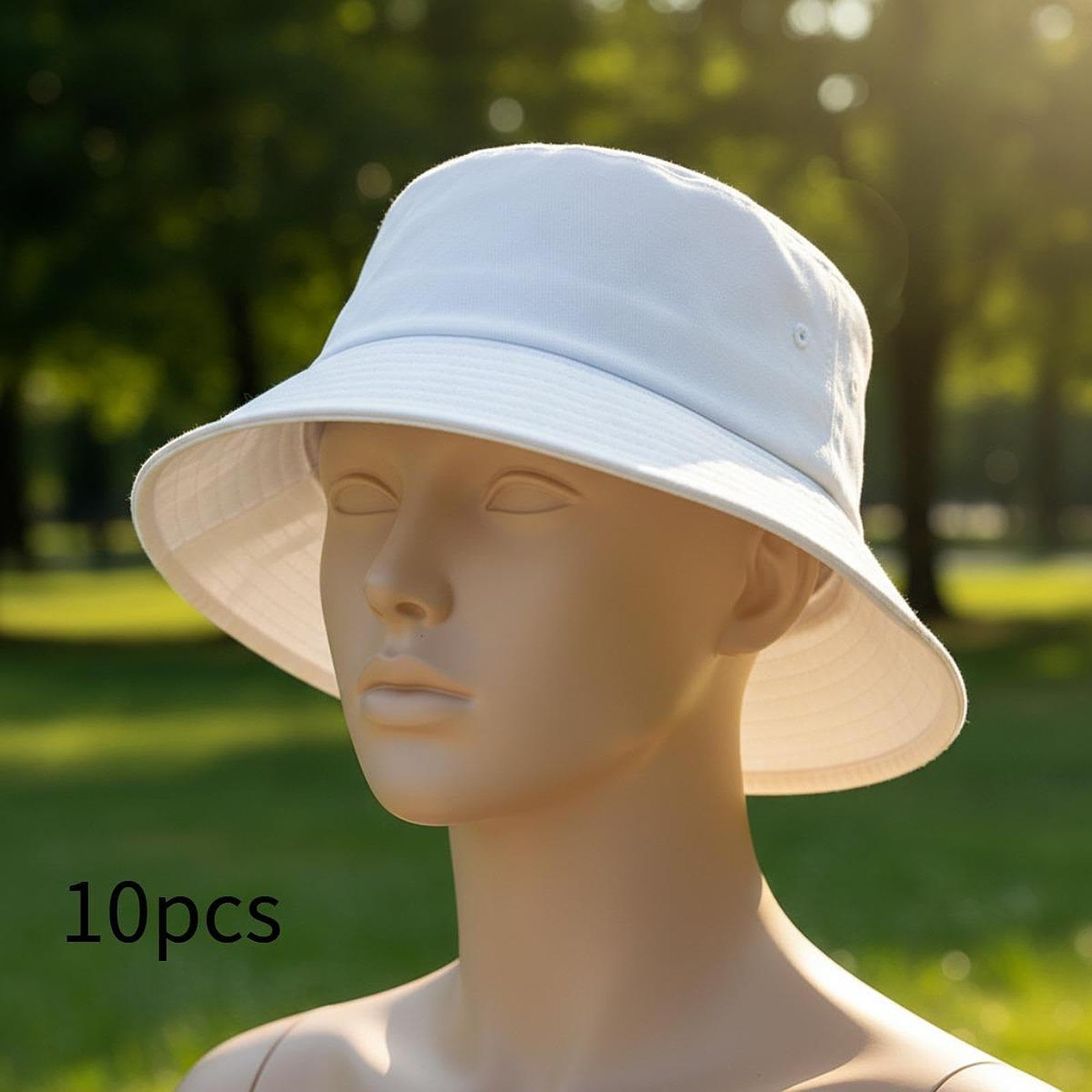 TISHITA 10 Chapeaux Bob à Large Bord pour La Pêche, Le Sport, Le Jardinage et Les