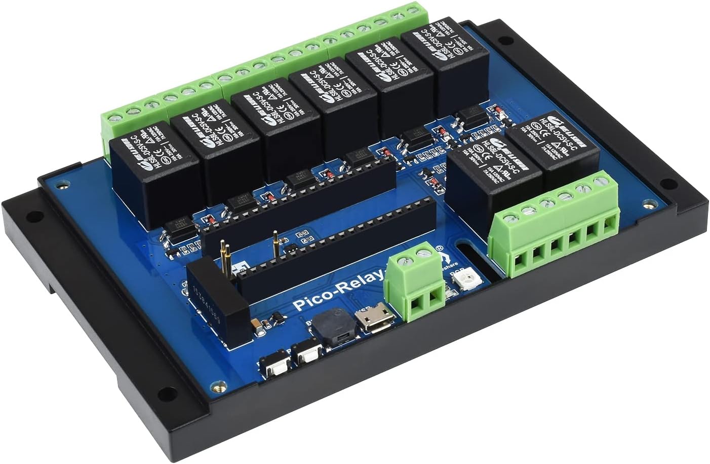 Amazon.co.jp 8チャンネル 5V リレー モジュール ブレイクアウト HAT 拡張ボード キット for RPI ラズパイピコ