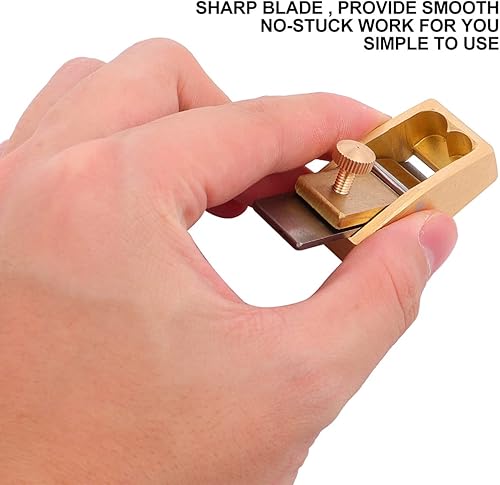 Miniatura 6 de Herramienta de luthier de avión de mano de carpintería de 0.630 in, cortador de avión de dedo para trabajar la madera para violín viola instrumento