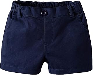 Agoky Baby,Clothing,Baby Boys 0-24m,Shorts Agoky Baby Toddler Boys Chino Shorts Elastic Waist Pull-on Short Pants Summer Solid Cotton Shorts