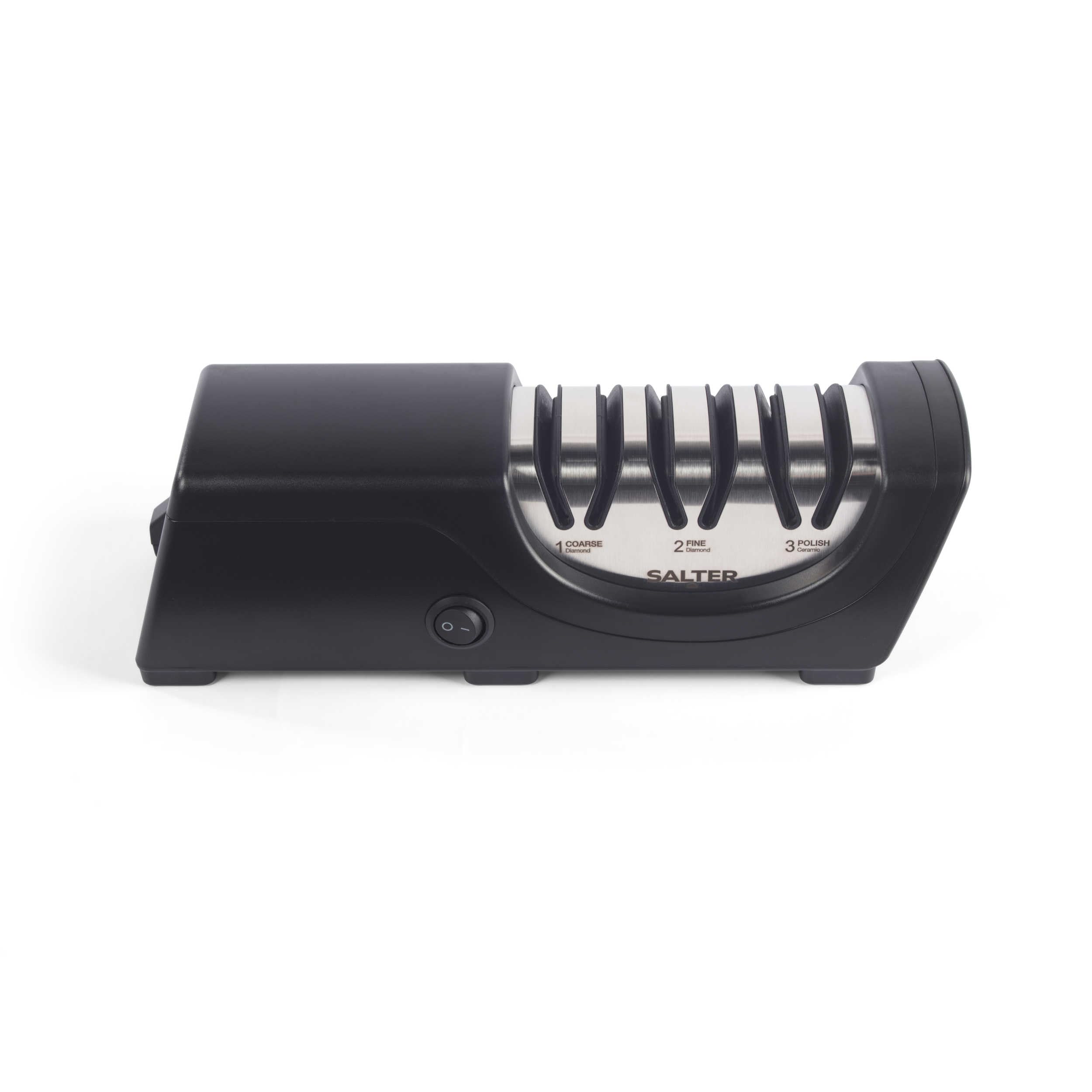 Salter Expert Electric Knife Sharpener, 3-Stage, Diamond-Coated Wheels