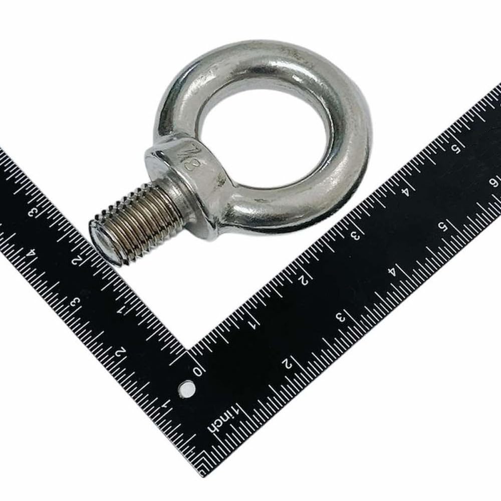 Baron 1/2 in. x 2 in. L Hot Dipped Galvanized Steel Shoulder Eyebolt Nut Included