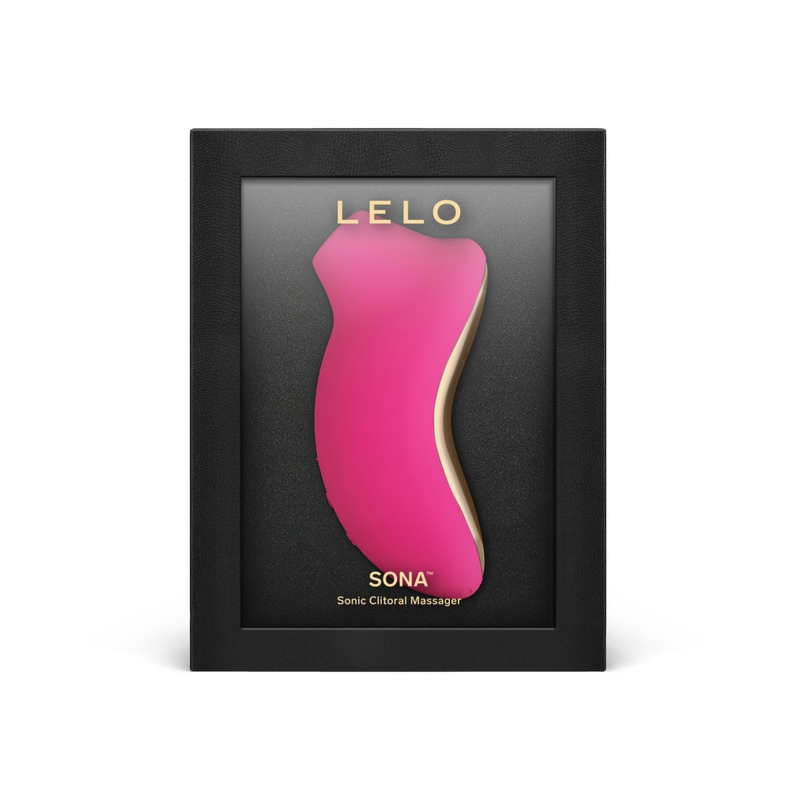 LELO SONA Succhia Clitoride Per Donna Massaggiatore Sonico Impermeabile e Ricaricabile, Sex Toy, Vibratore per Donna, Stimolatore per Clitoride, Cerise