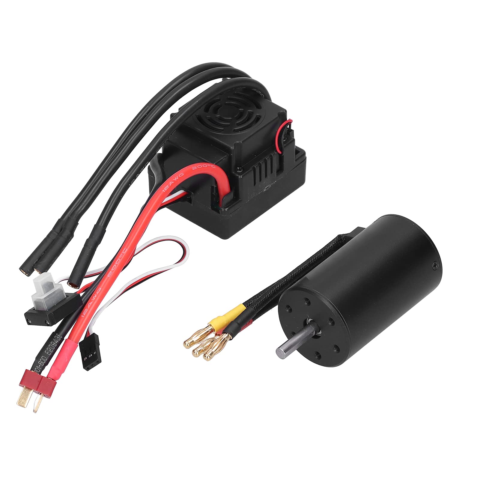 3660 3800KV Silnik Bezszczotkowy i 80A ESC z Zestawem Combo T Plug 5mm Silnik Wału do 1/8 RC Car