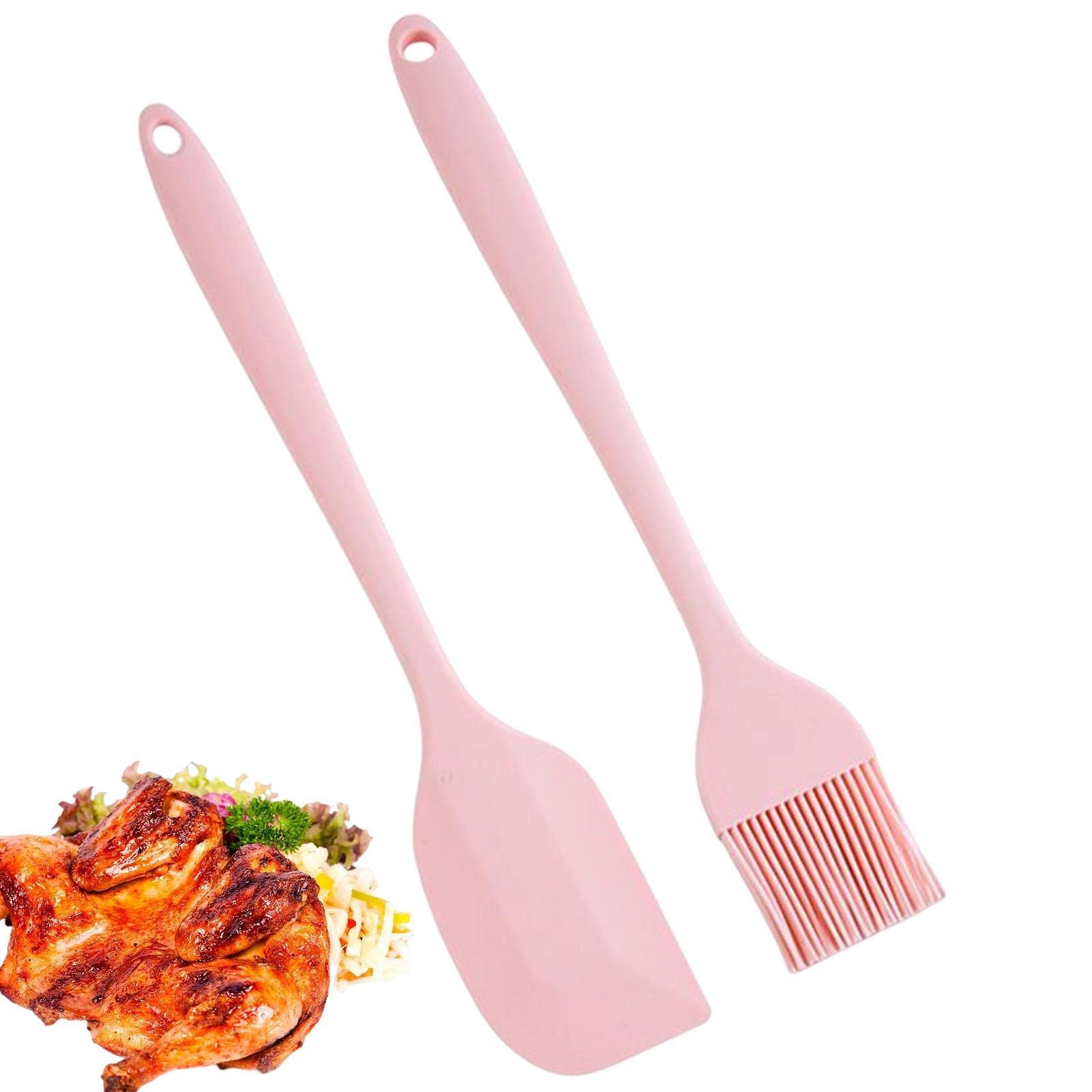 Rascador de cepillo de aceite de silicona, raspador de silicona para panqueques | Pincel resistente a la temperatura para panqueques, cepillo de aceite para bbq para postres de cocina Pologmase