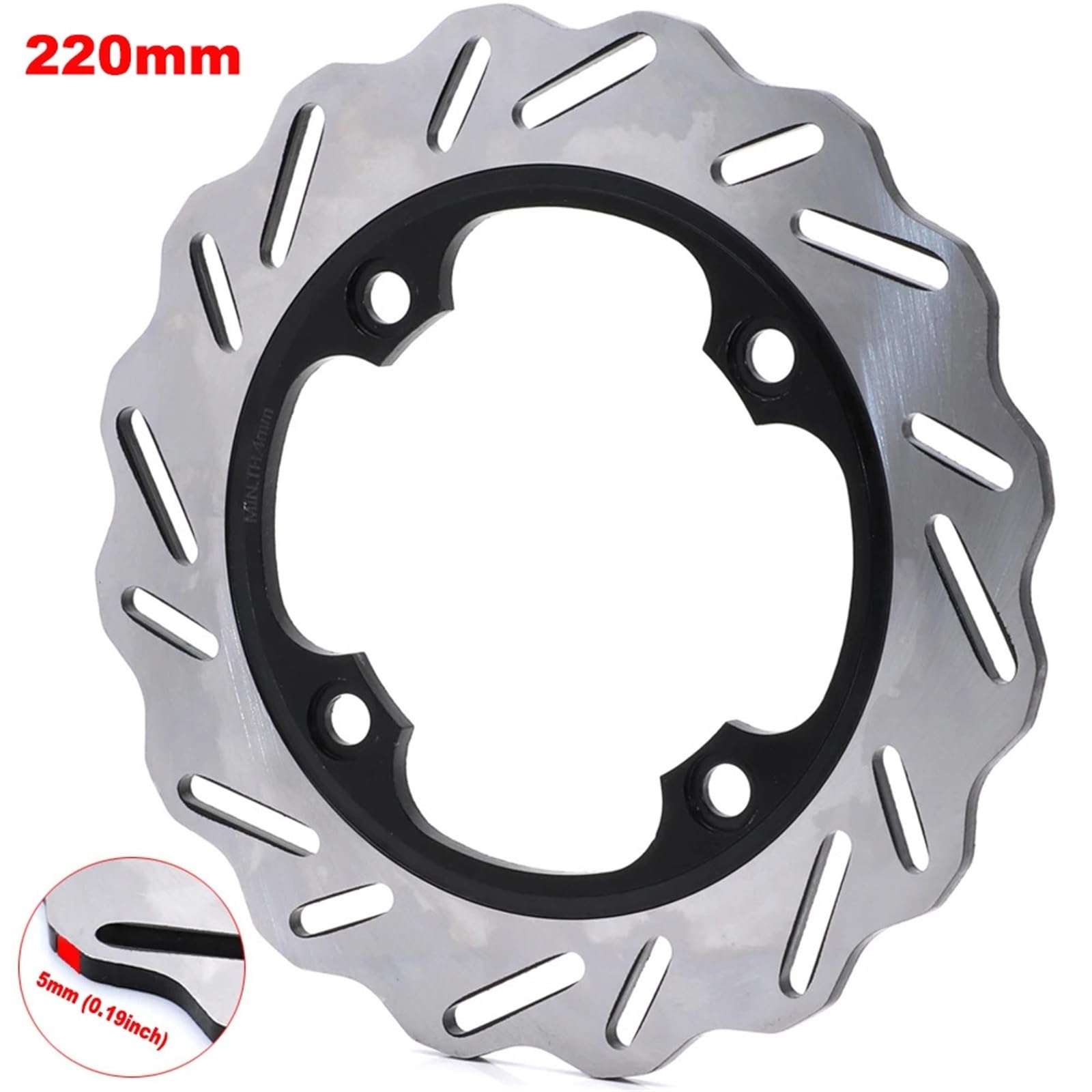 Tylny Wirnik Tarczy Hamulcowej Tarcza hamulcowa tylna 220 mm pasująca do Hondy CBR1000RR, CBR600RR, CBR300R, CBR250R, RVT1000R, VTR1000F