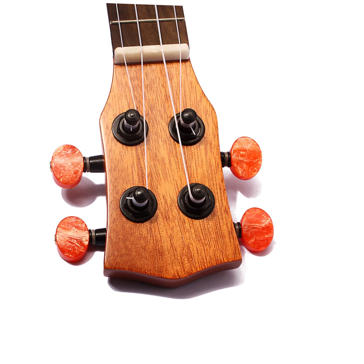 ibasenice Kleiner Taschen Ukulele 4-saitig Aus Massiver Fichte/holz Mit Schallloch Kompakte Sopran Reise Ukulele Aus Holz Für Kinder Und Einsteiger