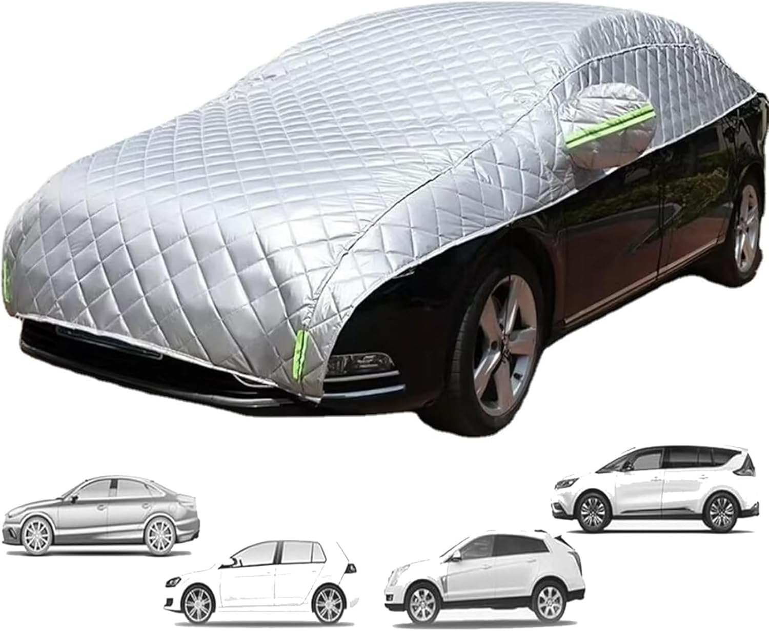 Antygradowy pokrowiec samochodowy do Peugeot 408, ochrona przed gradem do samochodów, wodoodporna zewnętrzna pełna osłona samochodu na każdą pogodę, wiatroszczelna, odporna na śnieg, ochrona przed