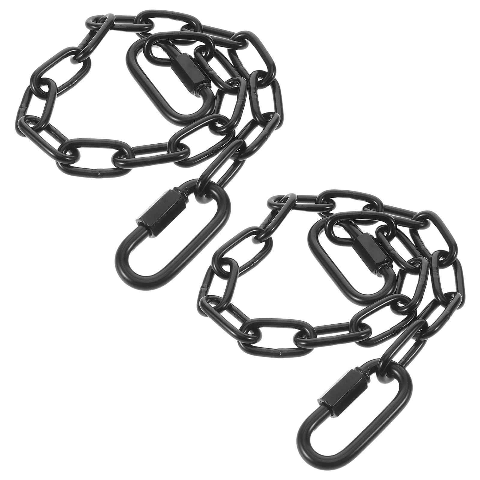 OSALADI 2 Unidades Juego de Correas para Colgar Hamacas con Ganchos de Acero Inoxidable y Alta Capacidad de Carga para Camping y Senderismo en Color Negro